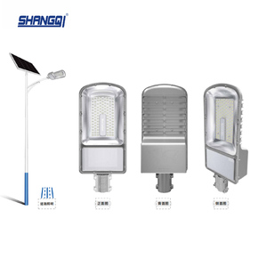 Lámpara Solar para Exteriores, Jardín, <span class=keywords><strong>Calle</strong></span>, Patio, Camino, Aluminio Fundido a Presión, IP65 Impermeable, 50w LED - Product Image 1