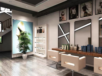 Présentoir de maquillage magasin de détail étagères de design d'intérieur salon de beauté magasin de cosmétiques vernis à ongles parfum présentoirs étagères support