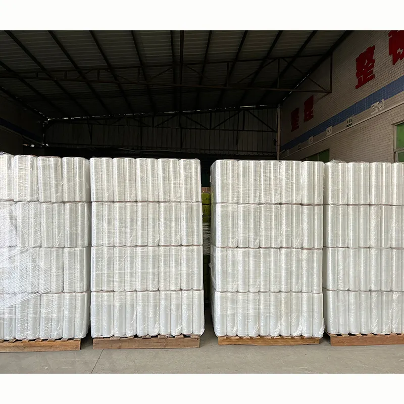 18" stretch film/wrap 1200ft 500% stretch clear 200cm tray cable wrapping stretch film pallet wapping 20micron 20" 60ga