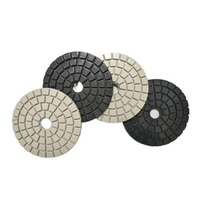 Wet Type Resin Diamond Buff Polishing Pads 3Inch 80Mm/4Inch 100Mm Đối Với Bê Tông Granite