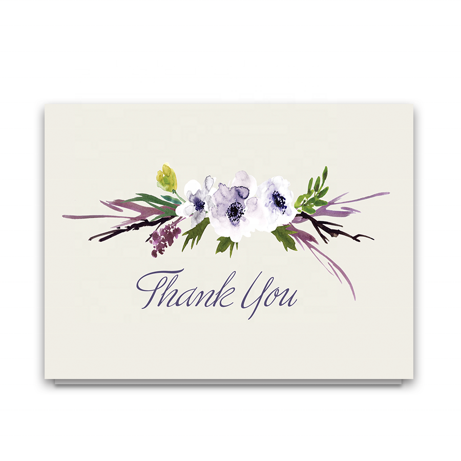 Hot selling paper gift greeting luxury custom business thank you cards