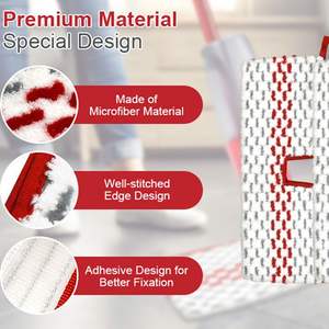 Adatto per tamponi per mocio a spruzzo in microfibra <span class=keywords><strong>Vileda</strong></span> compatibili con ricariche per mocio Spray riutilizzabili Promist MAX per Ocedar ProMist - Product Image 6