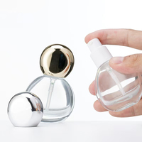 Luxe 30ml Fond de Teint Verre Lotion Pompe Bouteille Cosmétique Conteneur Fond de Teint Liquide Sérum Lotion Bouteille Pompe avec Échantillon Gratuit