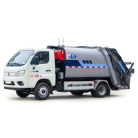 Le prix du petit camion à ordures à compression électrique Foton 5m3, avec une autonomie de 322km, est un véhicule de collecte des ordures au sous-sol