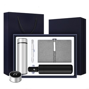 Set Regalo Aziendale di Lusso Personalizzato 4 in 1: Tazza, Altoparlante, Power Bank, Ombrello, Set da Ufficio per Uomini e Padri - Product Image 5