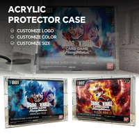 Étui de présentation moderne en acrylique portable pour Dragon Ball Super Boosterbox English Booster Pack