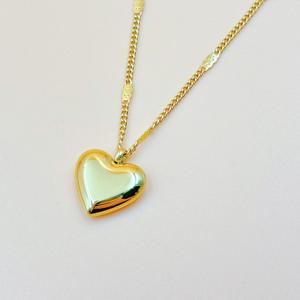 Collana Romantica <span class=keywords><strong>a</strong></span> Cuore QH, in Acciaio Inox Anallergico, Idea Regalo per Donna/Ragazza/Mamma, Gioielli Amore di San Valentino all'Ingrosso - Product Image 6