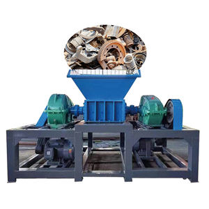 Tree Industrial Single Shaft Mini Waste Metal Shredder Machine 25 South Mining Pulled Pneu Leather Cement - Product Image 1