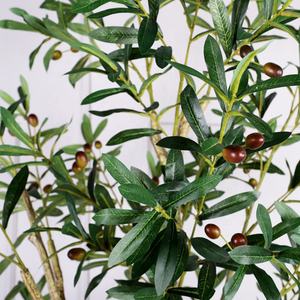 Qiaoqihao — arbre d'olive artificiel d'intérieur, taille personnalisée, décoration de la maison, fausse plante en vente - Product Image 4