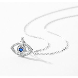 Joyería de moda diseño de pavo collar de ojos malvados pulsera colgante de moda anillo de plata de ley para mujer logotipo personalizado 925 Plata - Product Image 5