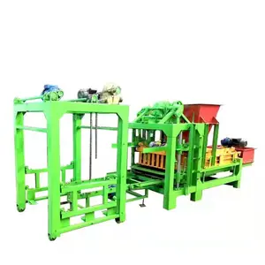 Bloque automático de fabricación hidráulica ecológica Canmax Qt425plc para máquina de ladrillos de arcilla marroquí