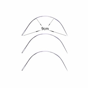 12 aiguilles courbées de type C de 9 cm de long <span class=keywords><strong>pour</strong></span> tissage de <span class=keywords><strong>cheveux</strong></span>, aiguilles à coudre <span class=keywords><strong>pour</strong></span> extensions de <span class=keywords><strong>cheveux</strong></span>, petit paquet ordinaire - Product Image 4