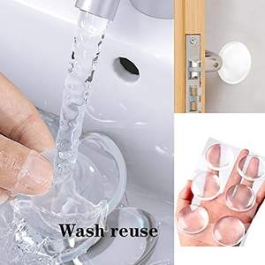 Silencieux réutilisable PU Gel butée de porte auto-adhésif absorbant les chocs protecteur mural pour poignée de porte silencieux Protection murale - Product Image 6