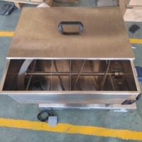 Machine de remplissage pneumatique semi-automatique à double tête pour boissons, huiles et matériaux à grosses particules, compatible avec les sachets/sacs