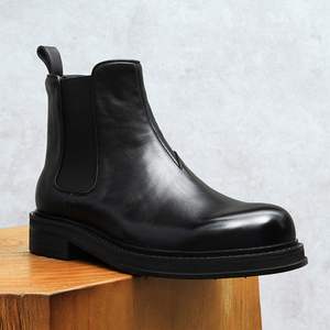 Zapatos de Vestir Casuales Versátiles y Elegantes para Hombre, Estilo Oxford, de Cuero Genuino, Impermeables, para Otoño - Product Image 2
