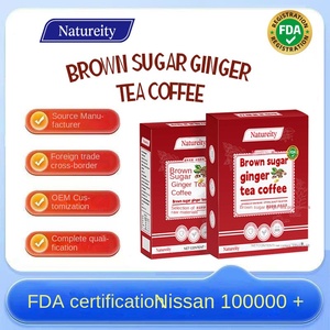 Natureitysee Instant Coffee Brown Sugar <strong>Ginger</strong> Tea Sweet <strong>Chocolate</strong> Flavor Top Grade Box 100g Fujian China 18 Months - Product Image 3