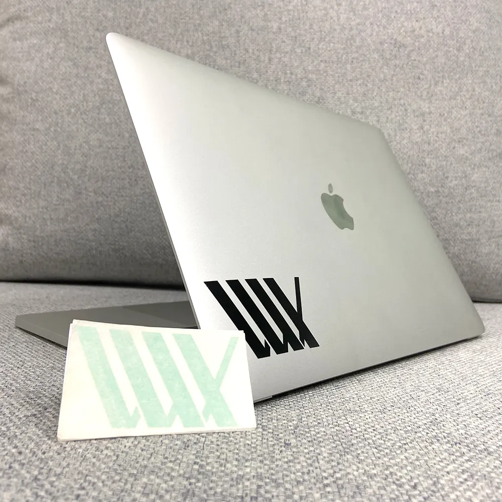 PVC material waterproof mac label decals stickers laptop,vinyl stickers for laptop,custom logo vinyl removable laptop stickers