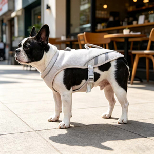 Gilet rinfrescante per cani per la prevenzione dei soffi di calore, giacca rinfrescante riflettente per animali domestici per l'esercizio quotidiano nelle estesi giornate di sole - Product Image 1