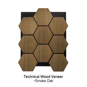 Pannelli Acustici Moderni per Hotel di Varie Forme, Colori Personalizzabili, Ecologici, Altamente Efficaci nell'Assorbimento del Suono, Esagonali in Legno - Product Image 5
