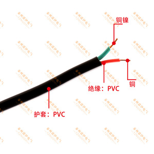 Compensating Wire Bc Thermocouple <b>Temperature</b> Measuring Wire Pvc Sheathed High <b>Temperature</b> Resistant <b>Instrumentation</b> Cable - Product Image 1