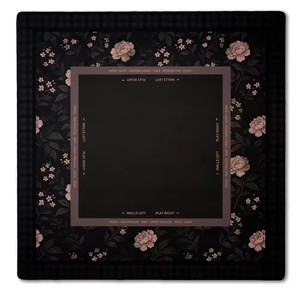Assortimento di tappetini Mahjong fantasia con stampe multiple, tappetini antiscivolo da 31,5 pollici con motivi floreali vintage, uccelli e fauna selvatica - Product Image 5