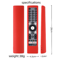 Étanche pour JVC RM-C3295 4K télécommande vocale étui de protection en Silicone pour nouvelle LED Smart TV couleur Silicone