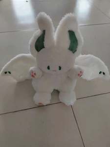 Muñecos de Peluche con Forma de Murciélago en Color Blanco y Rosa, Regalos para Niños y Adultos, Conejitos de Peluche, Juguetes Suaves - Product Image 6