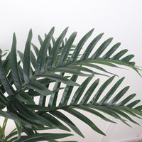 Palmiers artificiels en pot et palmiers à noix de bétel de 65 cm, aspect naturel, plantes en plastique pour décoration intérieure/extérieure, directement de l'usine
