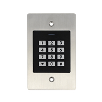 Clavier d'entrée de porte étanche pour la maison et le bureau Clavier de contrôle d'accès encastré Lecteur RFID 125KHz avec Wiegand