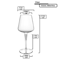 Gobelets à vin écologiques en Tritan 16oz, verres à vin en plastique transparent incassables, compatibles lave-vaisselle, pour les célébrations de mariage