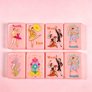 Juego <span class=keywords><strong>de</strong></span> Mahjong <span class=keywords><strong>de</strong></span> Lujo con Diseño <span class=keywords><strong>de</strong></span> <span class=keywords><strong>Cascanueces</strong></span> y <span class=keywords><strong>Ballet</strong></span>, 160 Piezas, Moderno, <span class=keywords><strong>de</strong></span> Una Sola Capa, Fichas <span class=keywords><strong>de</strong></span> Mahjong Americanas Personalizadas <span class=keywords><strong>de</strong></span> Acrílico Rosa para Entretenimiento - Product Image 3