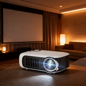 Proyector Portátil A2000 1080P HD LED con Enfoque Automático, Mini Cine en Casa para Contar Historias a los Niños, Altavoces Integrados, 1600 Lúmenes - Product Image 4