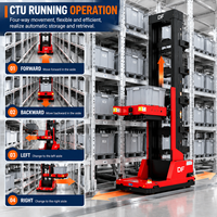 Robot mobile de levage modulaire et extensible pour entrepôt CTU, équipement de stockage de marchandises à plusieurs niveaux pour la circulation des matériaux