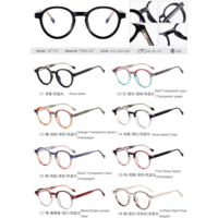 Lunettes pour femmes MS 97715, Nouvel An 2024, monture ronde TR90+CP, verres optiques anti-lumière bleue, photochromiques personnalisables, anti-lumière bleue