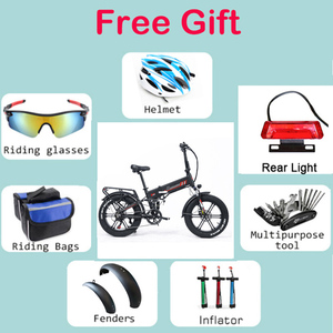Bicicleta Eléctrica Plegable de Montaña para Hombre, 1000W, 48V, 20 Pulgadas, Neumáticos Gruesos 4.0, Batería de Litio, Modelo YX20M, Económica - Product Image 3