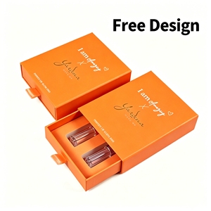 Bespoke Personalized Design Baby Blue Lipstick Slide Box Fsc Certified Double Lipgloss Paper <b>Packaging</b> Case - Product Image 1