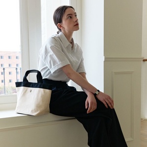 Sacs à main de conception simple Sacs à main pour femmes Sacs à main pour femmes Mode décontractée en toile Sacs fourre-tout Sacs à main - Product Image 3