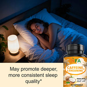 Cápsulas blandas de cafeína y L-teanina OEM ODM con triglicéridos de cadena media que funcionan en conjunto para proporcionar una energía suave y concentrada - Product Image 6