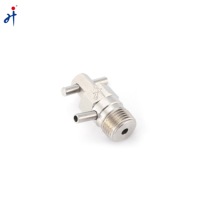Acier inoxydable 1/4in. Vanne de purge NPT à filetage mâle 6000psi Vannes de purge de liquide et de gaz
