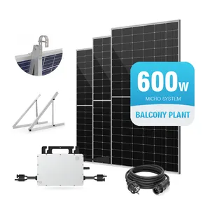 Германия, установка Blacony для домашнего использования, мини-600 Вт, комплект солнечной системы питания для продажи
