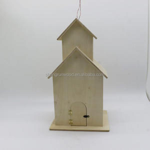 Novità progettata casa degli uccelli In legno per esterno In qualità durevole con finitura elegante In legno mangiatoia per uccelli per uccelli - Product Image 5