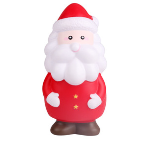 Pu Foam Santa Claus Fidget Toy 2 To 4 Years Unisex Slow <b>Rebound</b> Christmas Decor - Product Image 1