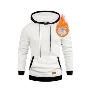Sudadera con Capucha Extra Grande Informal para Hombre |   Sudadera Cálida y Gruesa de Forro Polar con Capucha, Bolsillo y Opciones de Color Personalizadas |   Fabricante Mayorista - Product Image 1