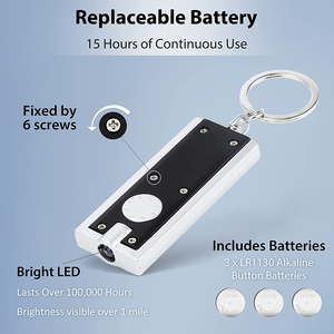 Đèn Pin Móc Khóa Đèn Led Nhỏ Siêu Sáng Cầm Tay Đèn Pin Dẹt Đèn Khẩn Cấp Đi Bộ Đường Dài Cắm Trại Ngoài Trời Edc - Product Image 2