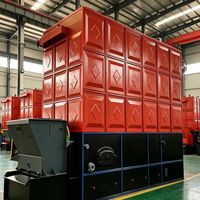 Calentador de Aceite de Transferencia de Calor de Biomasa Automático de Baja Presión con Tubos de Humo Horizontales de Tipo Industrial
