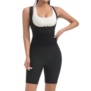 Trajes de Sauna <span class=keywords><strong>para</strong></span> mujer, <span class=keywords><strong>chaleco</strong></span> de entrenamiento de cintura de Sauna de cuerpo completo, trajes de sudor, monos de Sauna, moldeador de Cuerpo Adelgazante - Product Image 3