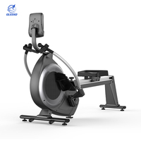 GLEEKO Appareil de musculation corporelle complète, 16 niveaux de résistance magnétique réglable, Rameur pliable en acier, Transmission à deux étapes, 150 kg