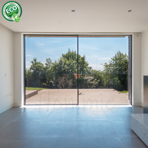 Porte coulissante en verre Hurricane Impact Portes de séparation intérieures Porte coulissante en verre profilé en alliage d'aluminium - Product Image 4