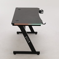 Table de jeux électronique moderne, ordinateur portable, avec lumière LED, pour jeux, ordinateur de bureau, course, RGB, nouvelle collection