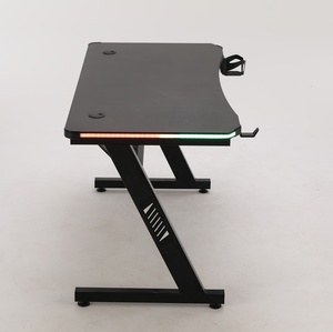 Table de jeux électronique moderne, ordinateur portable, avec lumière LED, pour jeux, ordinateur de bureau, course, RGB, nouvelle collection - Product Image 4